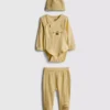 0-18 meses | Conjunto de 3 piezas de ropa para recién nacidos «Winnie the Pooh» de Disney «Room to Grow»