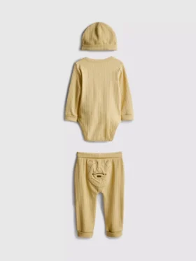 0-18 meses | Conjunto de 3 piezas de ropa para recién nacidos «Winnie the Pooh» de Disney «Room to Grow»