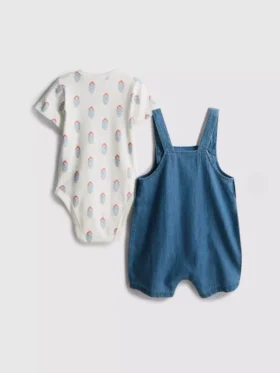 0-18 meses | Conjunto de body y peto de Paddington Bear para recién nacidos