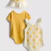 0-18 meses | Conjunto para recién nacido con 2 bodies y gorro para el sol