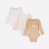 0-18 meses | Pack de 3 bodies de manga larga para recién nacidos «Room to Grow»