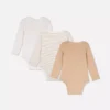 0-18 meses | Pack de 3 bodies de manga larga para recién nacidos «Room to Grow»