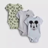 0-18 meses | Pack de 3 bodies para recién nacidos «Room to Grow» de Mickey Mouse y Donald Duck de Disney
