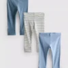 0-18 meses | Pack de 3 leggings para recién nacidos