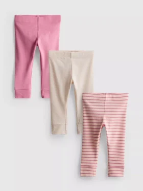 0-18 meses | Pack de 3 leggings para recién nacidos