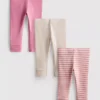 0-18 meses | Pack de 3 leggings para recién nacidos