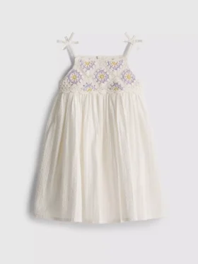 0-18 meses | Vestido de ganchillo para recién nacido