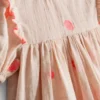 0-18 meses | Vestido tipo smock para recién nacido con bordado de conchas