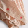 0-18 meses | Vestido tipo smock para recién nacido con bordado de conchas