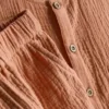 0-24 meses | Conjunto de camiseta y pantalones cortos de gasa