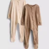 0-24 meses | Pack de 2 pijamas con cremallera