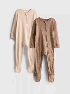 0-24 meses | Pack de 2 pijamas con cremallera