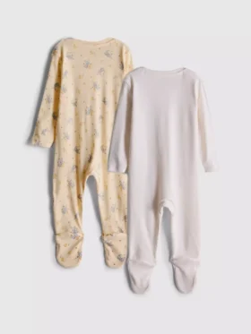 0-24 meses | Pack de 2 pijamas con cremallera bidireccional