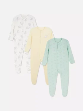 0-24 meses | Pack de 3 pijamas con botones a presión de Dumbo de Disney