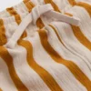 0-36 meses | Conjunto de camisa con textura a rayas y pantalones cortos