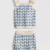 0-36 meses | Conjunto de camiseta de punto y Pantalones Cortos