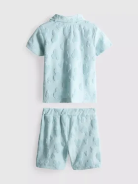 0-36 meses | Conjunto de camiseta de rizo y Pantalones Cortos de Mickey Mouse de Disney