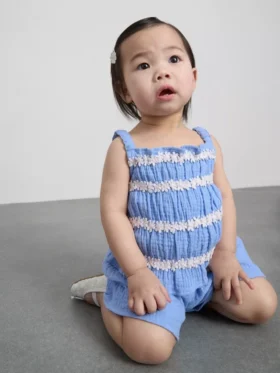 0-36 meses | Conjunto de camiseta fruncida y Pantalones Cortos