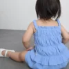 0-36 meses | Conjunto de camiseta fruncida y Pantalones Cortos