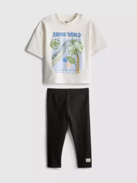 0-36 meses | Conjunto de camiseta y leggings de Jurassic World