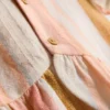 0-36 meses | Conjunto de top con volantes a rayas y pantalones