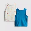 0-36 meses | Pack de 2 camisetas sin mangas con estampado marino