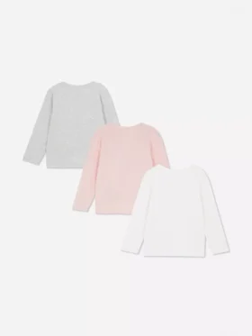 0-36 meses | Pack de 3 camisas de manga larga