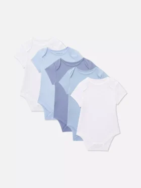 0-36 meses | Pack de 5 bodies de manga corta