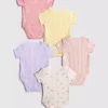 0-36 meses | Pack de 5 bodies de manga corta