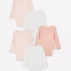 0-36 meses | Pack de 5 bodies de manga larga