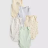 0-36 meses | Pack de 5 bodies sin mangas