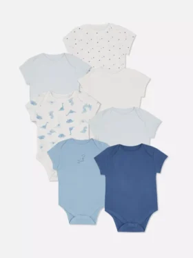 0-36 meses | Pack de 7 bodies de manga corta