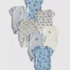 0-36 meses | Pack de 7 bodies de manga corta de Mickey Mouse de Disney