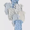 0-36 meses | Pack de 7 bodies de manga corta de Mickey Mouse de Disney