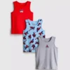 1,5-10 años | Pack de 3 camisetas sin mangas de Marvel Spider-Man