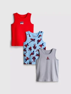 1,5-10 años | Pack de 3 camisetas sin mangas de Marvel Spider-Man