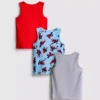 1,5-10 años | Pack de 3 camisetas sin mangas de Marvel Spider-Man