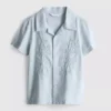 1,5-12 años | Camisa de algodón con estampado floral bordado de The Edit