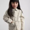 1,5-12 años | Chaqueta vaquera de algodón a rayas finas «The Edit»