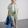 1,5-12 años | Conjunto de camisa y pantalones cortos a cuadros vichy de Stacey Solomon