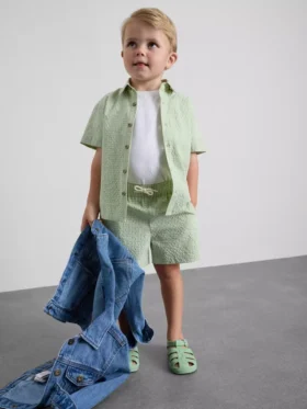 1,5-12 años | Conjunto de camisa y pantalones cortos a cuadros vichy de Stacey Solomon