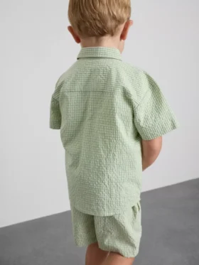 1,5-12 años | Conjunto de camisa y pantalones cortos a cuadros vichy de Stacey Solomon