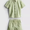 1,5-12 años | Conjunto de camisa y pantalones cortos a cuadros vichy de Stacey Solomon