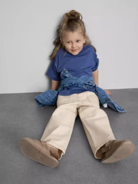1,5-12 años | Pantalones de algodón con costuras en contraste de la colección «The Edit»