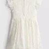 1,5-12 años | Vestido tipo smock con encaje de The Edit