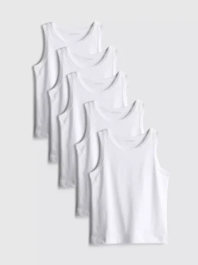 1,5-15 años | Pack de 5 camisetas sin mangas