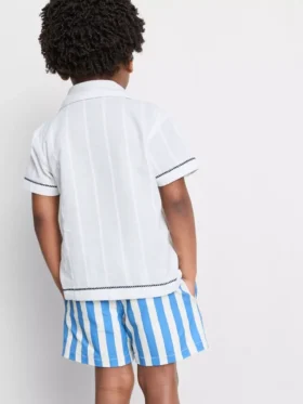 1,5-7 años | Camisa con pez bordado