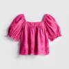 1,5-8 años | blusa con bordado floral
