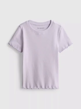 1,5-8 años | Camisa con ribete acanalado
