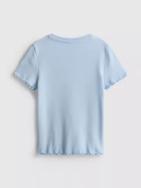 1,5-8 años | Camisa con ribete acanalado